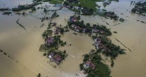 중국 후베이지역 홍수[AP.자료사진] 